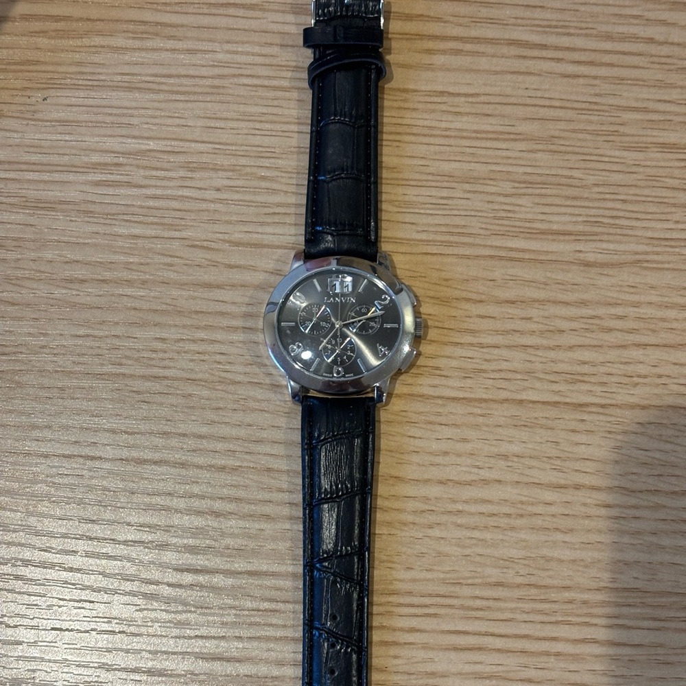 Lanvin Quartz Swiss Made Men’s Watch Oval